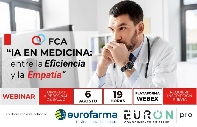 Webinar: "IA en Medicina, entre la Eficiencia y la Empatía"